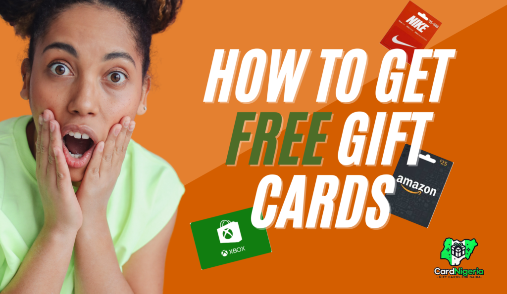 The cover of "5 ways to get free gift cards"