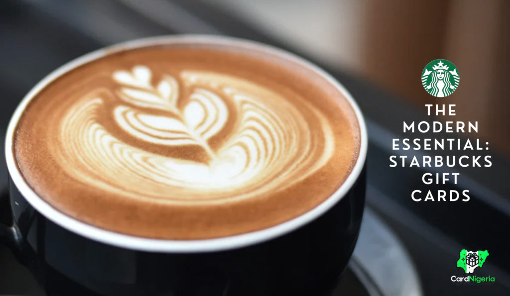 The cover of “The Modern Essential: Starbucks Gift Cards”