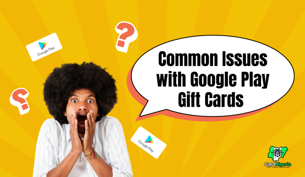 The cover of “Common issues with Google Play Gift Cards and Solution”