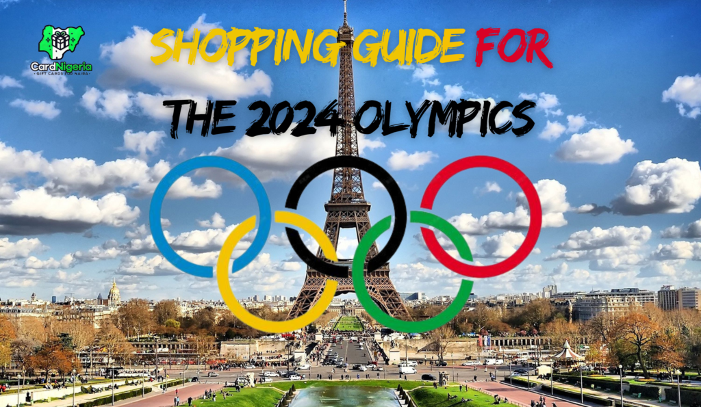 the cover of“shopping guide for the 2024 Olympics”