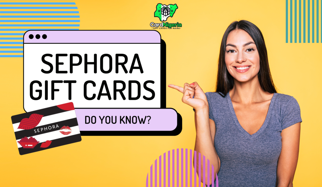 the cover of Sephora gift card blog