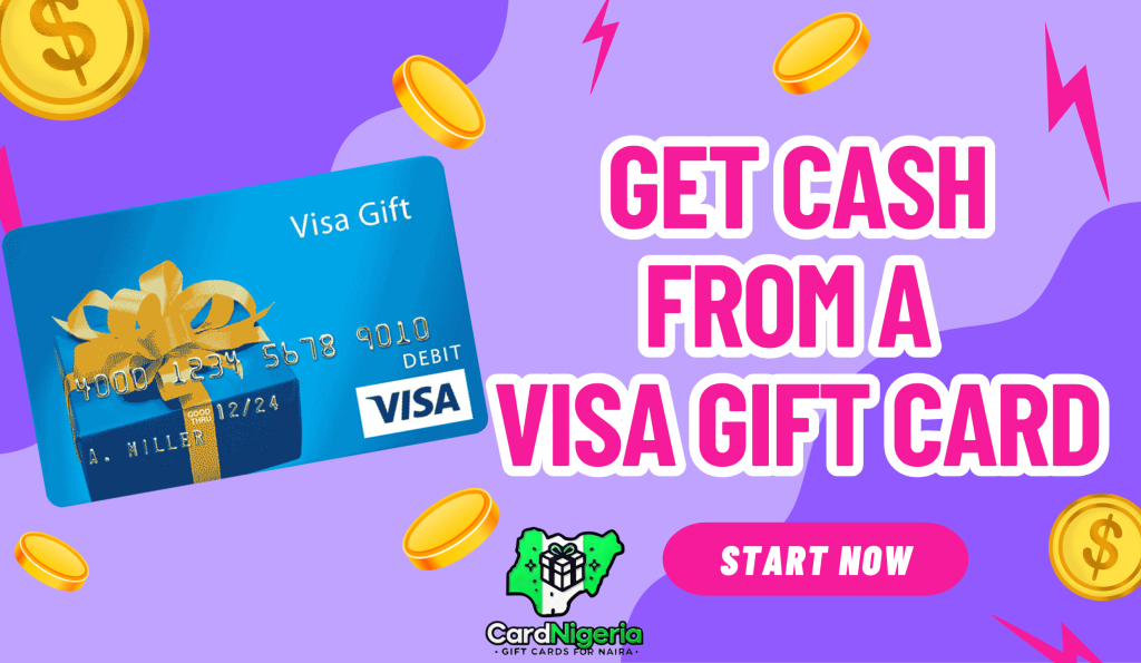 the cover of "7 Simple Ways to Cash Out Visa Gift Card in 2024"blog